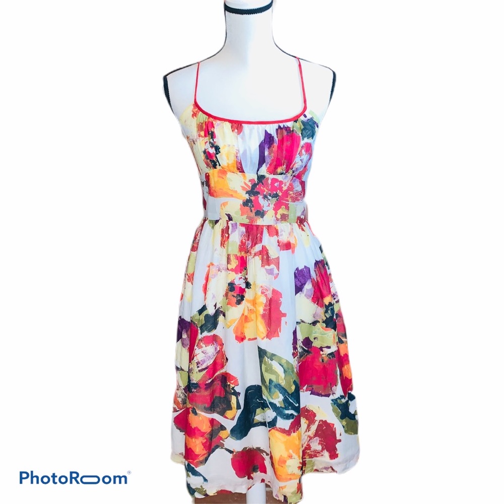 Molly New York Floral Fit and Flare Dress